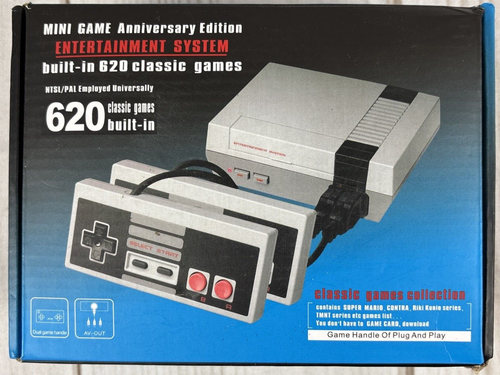Mini Anniversary Edition Game Console with 620 Classic Built-in Games