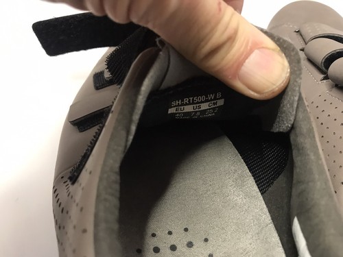 Shimano sh-rt500-w THE SMART AND VERSATILE ON-ROAD CYCLING SHOE Size 40 - 第 4/5 張圖片