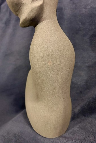 Cast Stone Abstract Modernist Figural Sculpture 11.75” 9lbs 15oz - Picture 15 of 24
