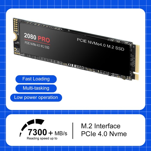 1/2/4TB 2080 PRO Internal Solid-State Drive PCIe 4.0 NVMe M.2 Stable Laptop SSD - Afbeelding 8 van 17