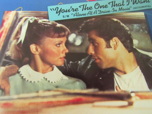 Vintage 1978 "Grease": J. Travolta / Olivia N. John "You're the One that I Want" 45 - Bild 2 von 13