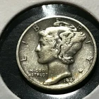 1941-D SILVER MERCURY DIME HIGH GRADE COIN