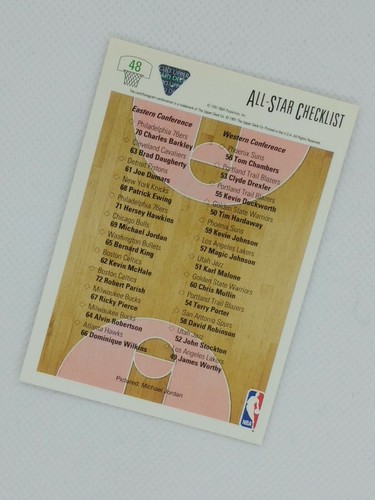 1991-92 Upper Deck All-Star Weekend Hologram Error on Back Michael Jordan #48 - 第 4/5 張圖片