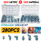 <!--F#f_0-->Hydraulic Grease Nipple Metric Imperial Mechanical Lubricant Fitting Kit 280X<!--F/-->