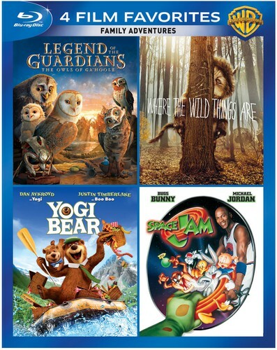 4 Film Favorites Bluray NEW SEALED Space Jam Yogi Bear Legends Guardians - Picture 1 of 1