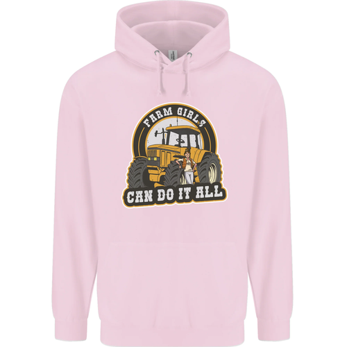 Farm Girls Can Do It All Funny Farming Childrens Kids Hoodie - Picture 54 of 64