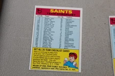 1974 Topps Football Team Checklist Complete Finish Fill Your List Set U-Pick