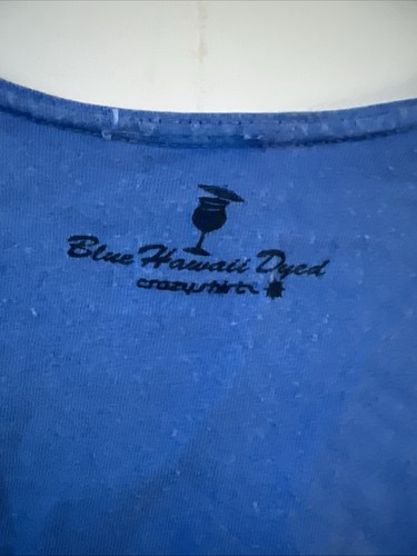 Damen Crazy Shirts Hawaii Größe Large True Blue Vintage - Bild 5 von 5