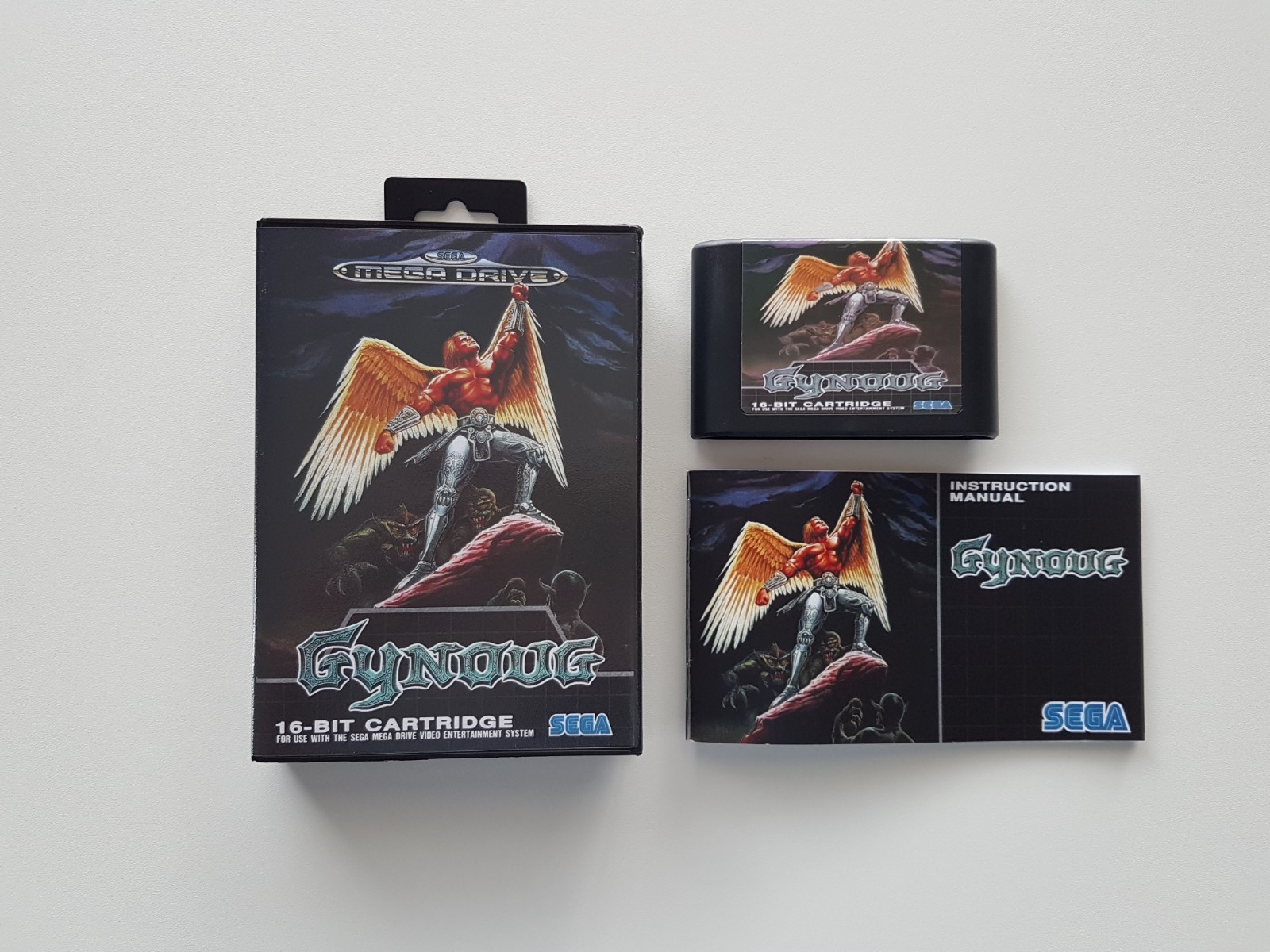 SEGA Megadrive Gynoug PAL (Read Description)