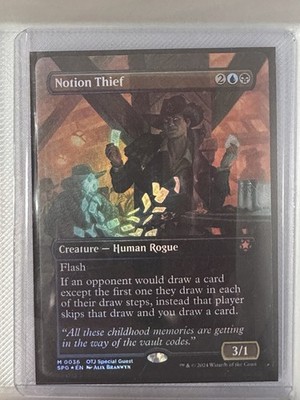 Notion Thief, OTJ Special Guest 003s Blue Black Creature Human Rogue Flash