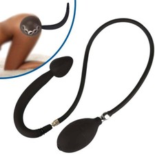 Huge Big Inflatable Plug Expandable Pump Men Women Adults Silicone Bondage BDSM