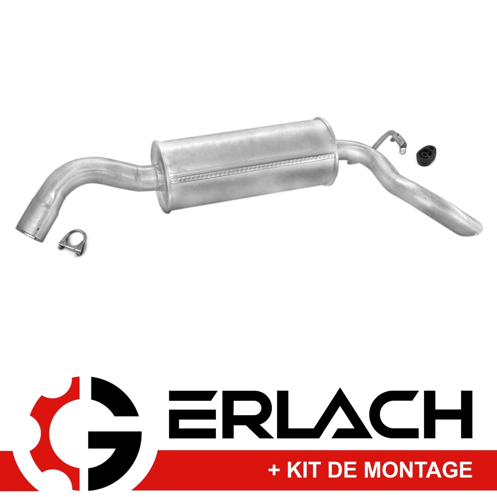 Silencieux arrière pour Ford Escort V VI 1.8 TD en acier renforcé 687