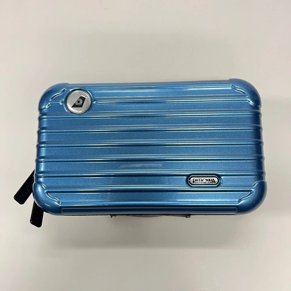 Rimowa EVA Air First Class Amenity Kit Hard Case Metallic Blue - Image 2 of 4