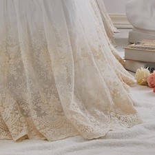 Brandream Boho Bohemian Girl Baby Nursery Lace Crib  Toddler, Cream -1