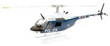 MODELLINO STATICO NEW RAY ELICOTTERO AGUSTA BELL 206 POLIZIA SCALA 1:34