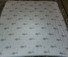Aden Anais For The Birds Owl Tree Dream Blanket Thick Muslin Cotton 42x40 In