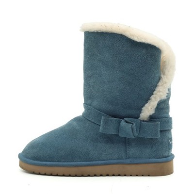 Koolaburra by UGG Damen Stiefel Blau Wildleder Gefüttert, Winterstiefel EU 40