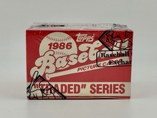1986 Topps Traded Set, BBCE Tape Intact. RC: Barry Bonds, Canseco, Bo Jackson