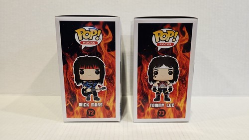 🔥Juego Completo Funko Pop Motley Crue Vince Neil, Tommy Lee Nikki Sixx, Mick Mars - Imagen 10 de 14