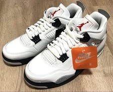 Men 9.5US Air Jordan 4 Retro Og White Cement
