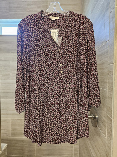 Dressbarn - Tunika Gr. XL - geometrisches Muster - NEU - Bild 1 von 2