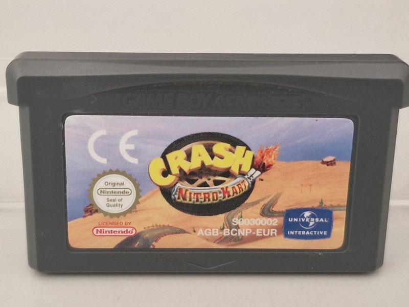 Crash Bandicoot Nitro Kart Advance Nintendo Game Boy Advance Cart Only GBA