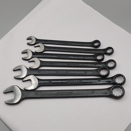 Kobalt 7 pc Metric Multi-fit Combination Wrench Set 0359486 10 11 12 13 14 15 17