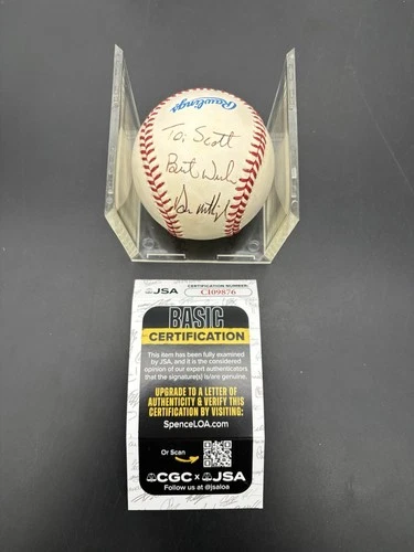 Don Mattingly Signed Major League Baseball W/ Personalization - JSA