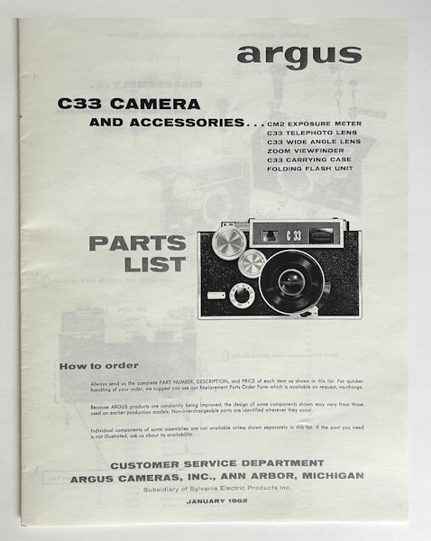 Argus C33 vintage camera equipment - eBay listing photo 2