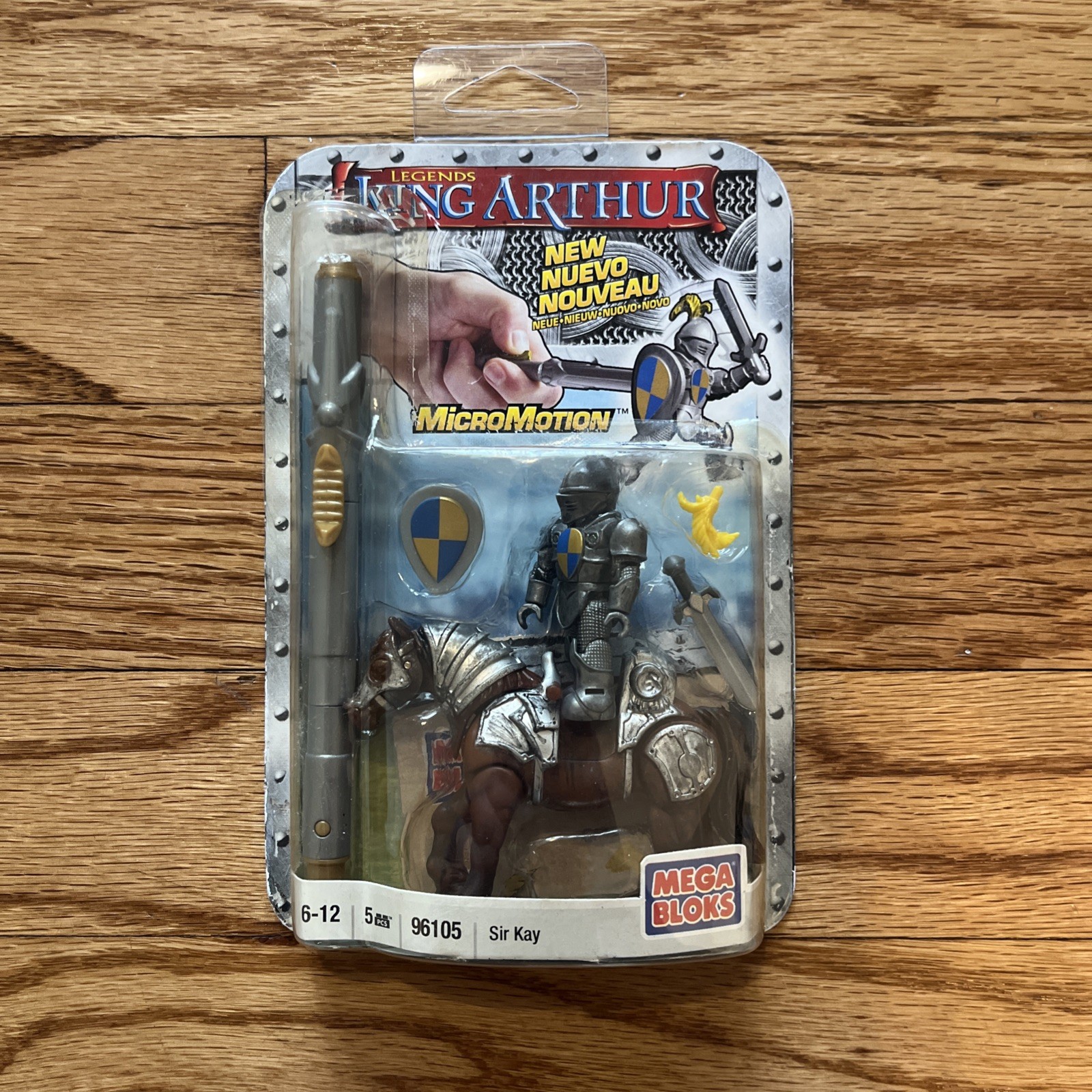 Mega Bloks Sir Kay 96105 New Never Used Rare King Arthur Knight Micro Motion