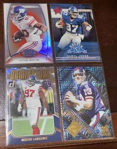New York Giants x54 Card Refractor Rookie Parallel Insert Vet Lot - Bild 9 von 9