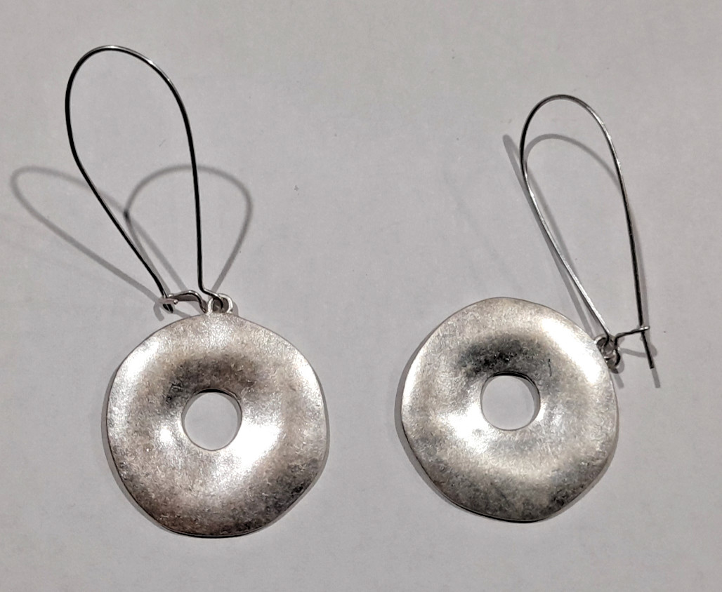 SOLID STERLING SILVER ARTISAN HANDCRAFTED  EARRIN… - image 1