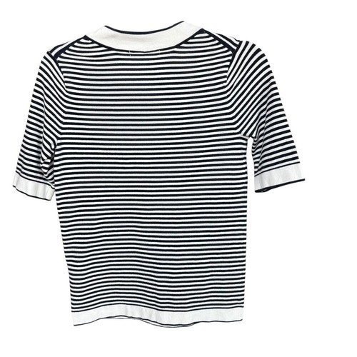 Boden Women's Black and White Striped Sweater T-Shirt - Bild 2 von 7