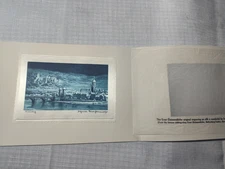 Ernst Geissendorfer Signed Silk Engraving Rothenburg Germany