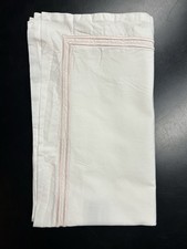 Restoration Hardware Baby Child Italian Satin Stitch Standard Sham Petal Pink