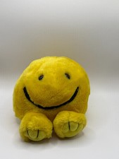 Vintage Puffkins HAPPY SMILEY FACE Plush Toy Swibco 1994