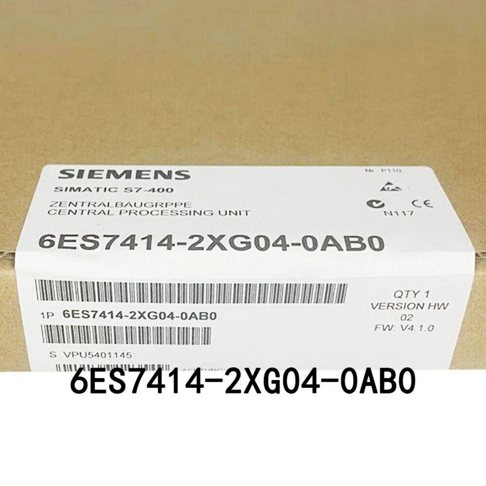 New Siemens 6ES7414-2XG04-0AB0 SIMATIC S7-400 CPU 414-2 6ES7 414-2XG04-0AB0 - Image 4 of 4