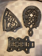 Vintage Cast Iron Trivets Lot