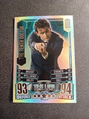 2012 Topps Doctor Who Alien Attax Holo The Tenth Doctor