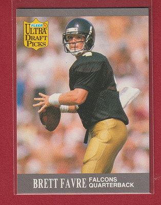 1991 Ultra #283 Brett Favre RC Rookie - Green Bay Packers - 423   