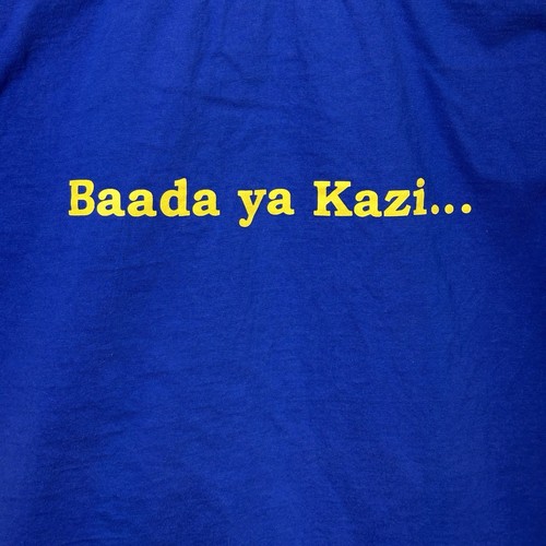 Camiseta Tusker Hecha en Kenia Cerveza Doble Cara XL Camiseta Baada ya Kazi Elephant - Imagen 6 de 8