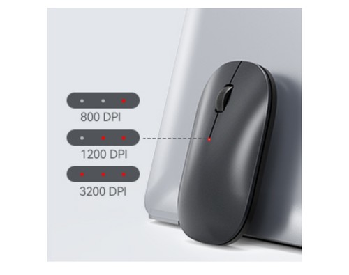 Wireless Mouse, TECKNET Computer Mouse with 3200 DPI USB Slim Cordless Mouse G/S - Picture 4 of 5