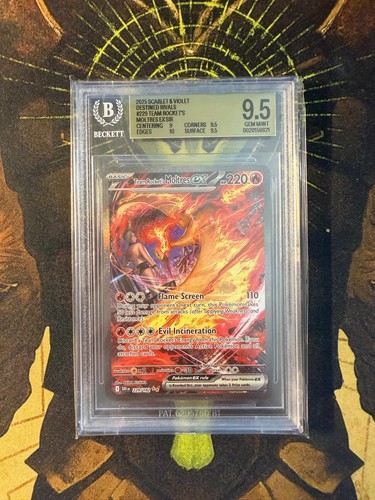 Team Rocket's Moltres ex graded BGS 9.5 for sale on eBay