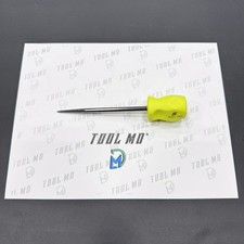 Snap-on Tools Usa New Custom Hi Viz Yellow Hard Grip Straight Awl Pick Sh6asa