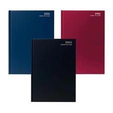 Image of 2026 Business Diary A4 A5 Hardcover Daily Planner with Hourly Slots Year Planner