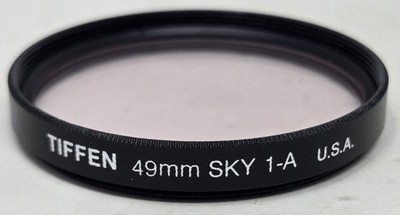 Tiffen 49mm Sky (1A) Lens Filter screw Lens Skylight  - made in USA /#817