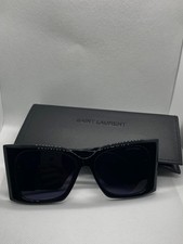 Saint Laurent YSL M119 Blaze Oversized Black Sunglasses with BOx