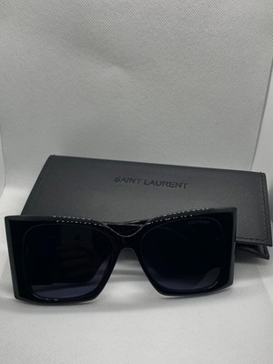 Saint Laurent YSL M119 Blaze Oversized Black Sunglasses with BOx