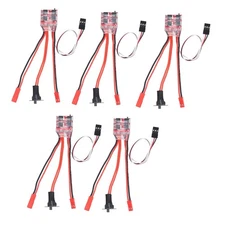 30A Brushed ESC Motor5Pcs JST Interface Micro 30A Brushed Electronic Speed Co...
