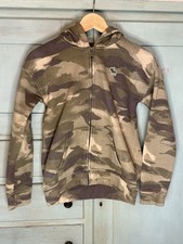 Abercrombie Kids Camouflage Hoodie Sweater Full Zip Size 11/12
